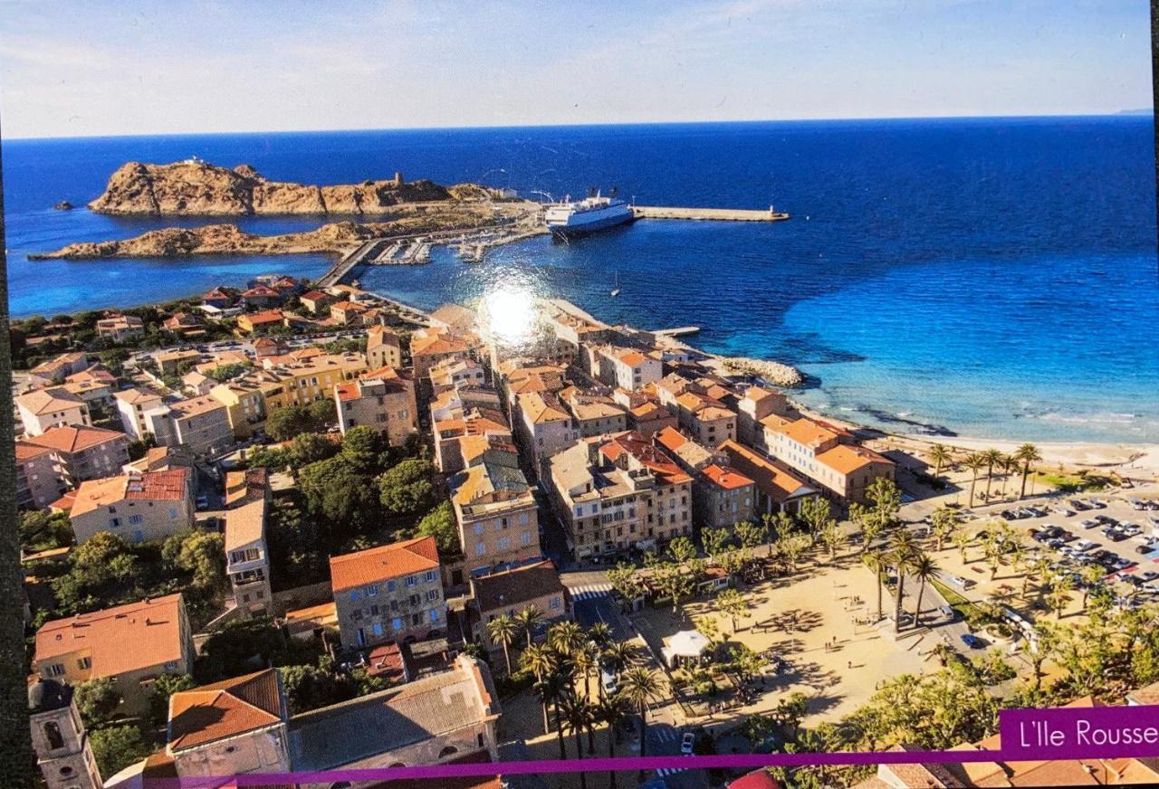 Appartement T4 Tres Bien Situe Et Climatise LʼÎle-Rousse Exterior foto